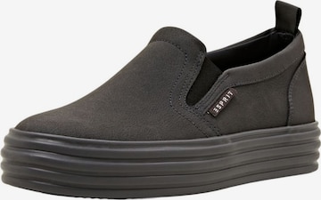ESPRIT Спортни обувки Slip On в черно: отпред