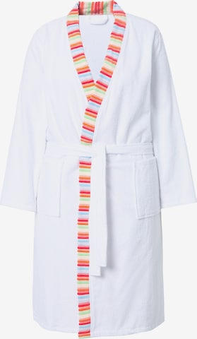 Ulla Popken Bathrobe short in White: front