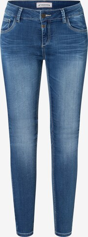 TIMEZONE סקיני ג'ינס 'Aleena' בכחול: מלפנים
