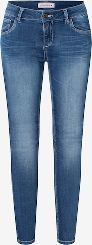 TIMEZONE Skinny Jeans 'Aleena' in Blauw: voorkant