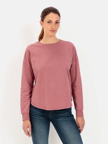 CAMEL ACTIVE Sweatshirt in Roze: voorkant
