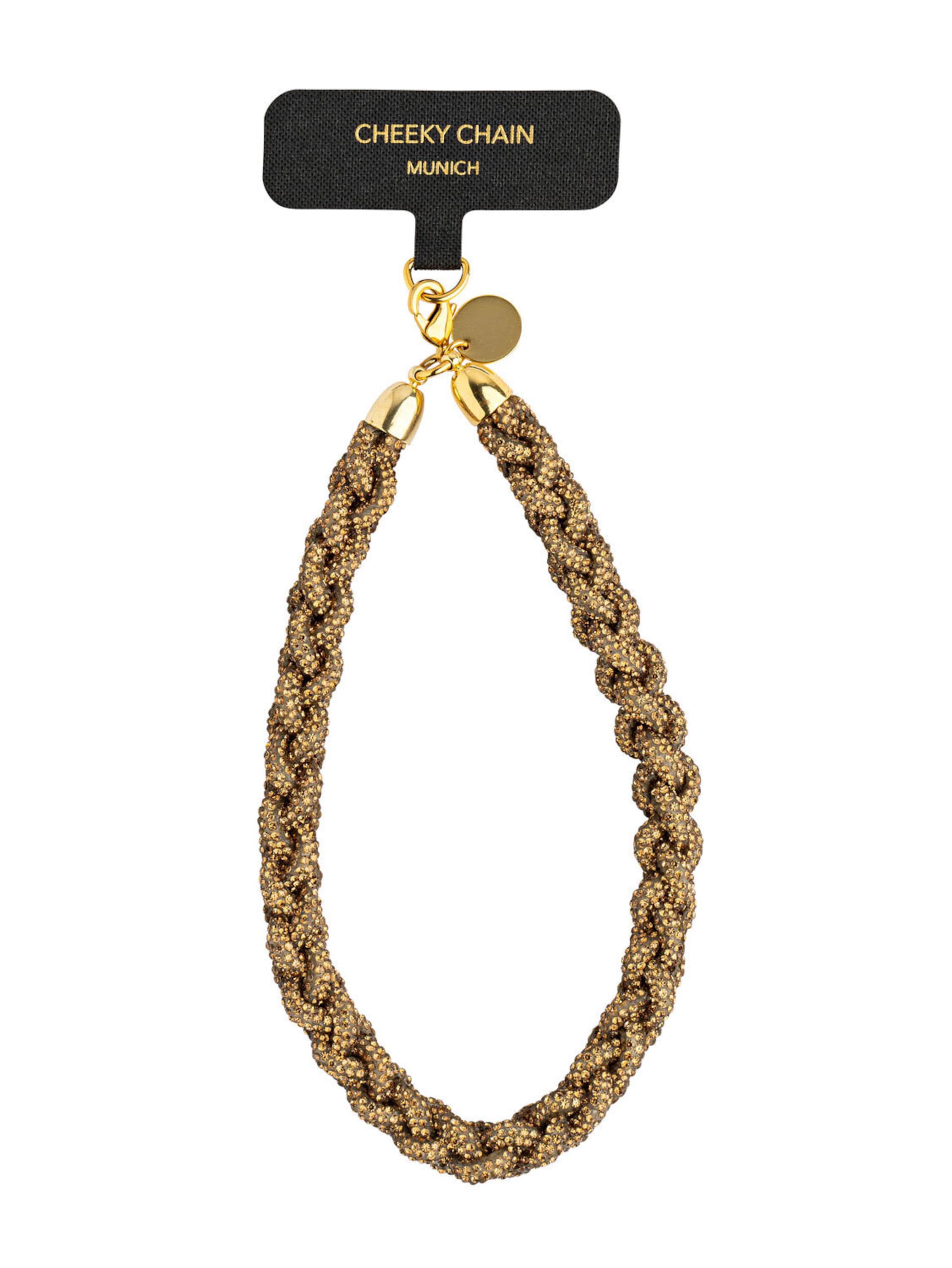 Cheeky Chain Munich Handykette 'Aurora' in Braun: Vorderseite