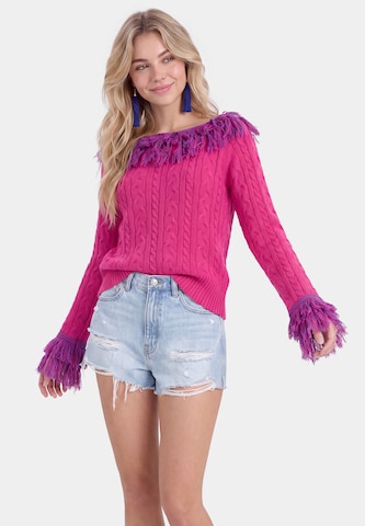 IZIA - Jersey en rosa: frente