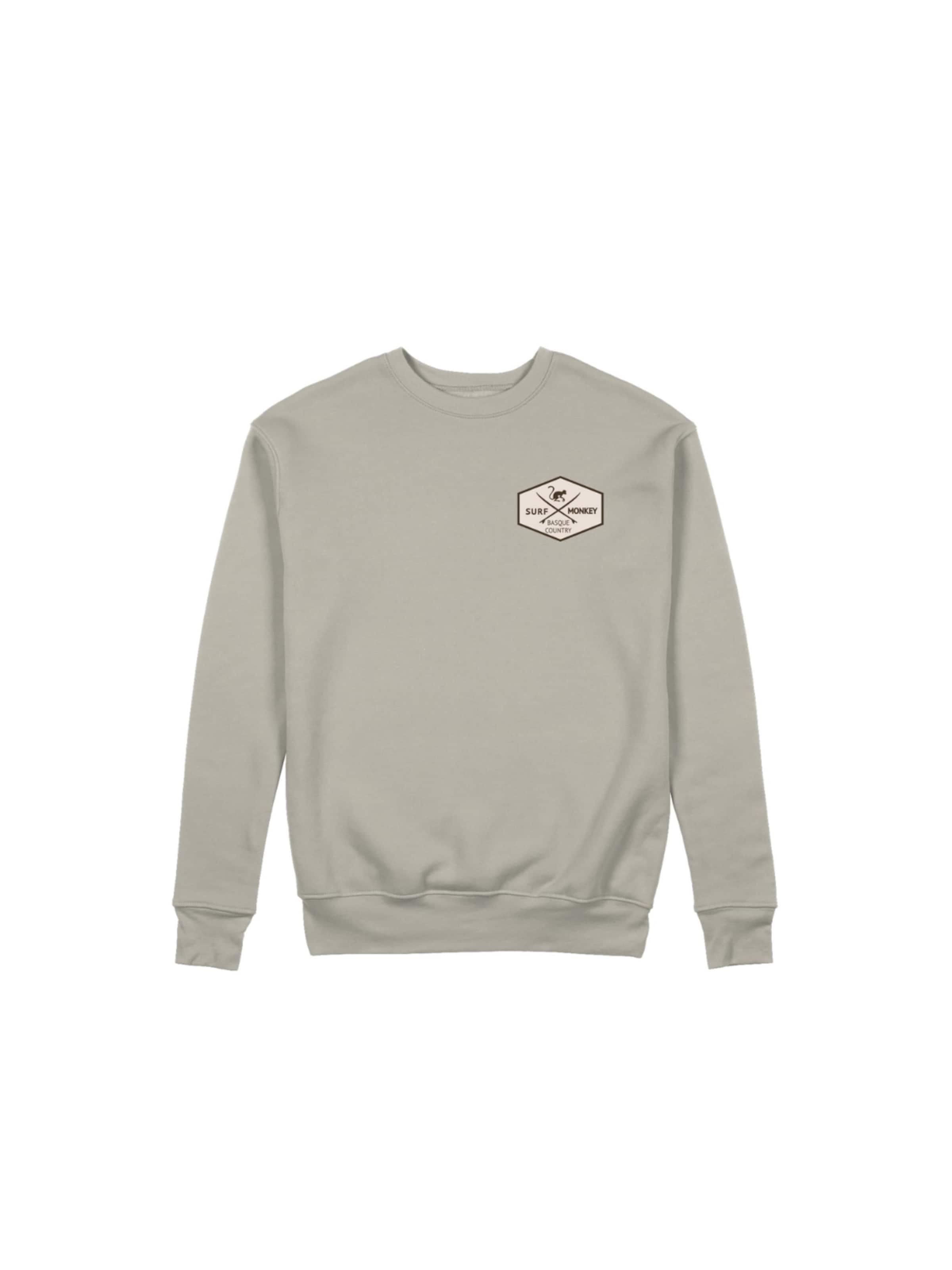 Surf Monkey - Sudadera en beige: frente