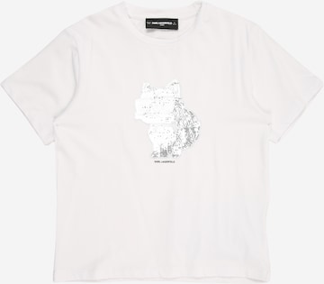 Karl Lagerfeld Paita värissä valkoinen: etupuoli