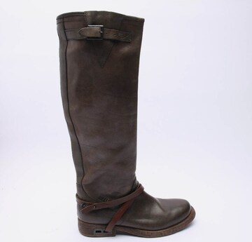 BIKKEMBERGS Dress Boots in 38 in Brown: front
