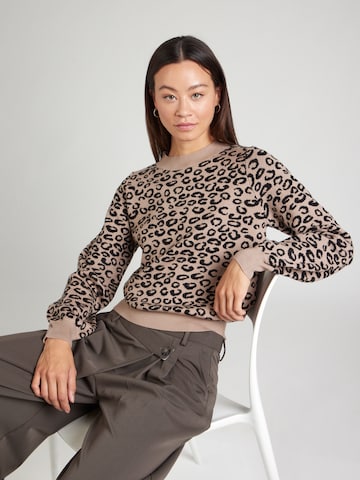 VERO MODA Sweater 'VMNANCY' in Beige: front