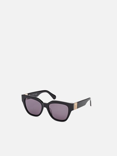 MAX&Co. Sunčane naočale 'Max &co MO0138 Light blue/texture 52/17/140 Women Sunglasses' veličine 52 u crna, Pregled proizvoda