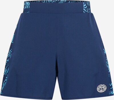BIDI BADU Workout Pants 'Tulu 7' in marine blue / Cyan blue / White, Item view
