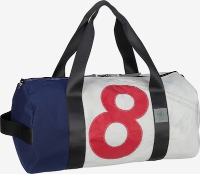 360 Grad Reisetasche 'Pirat' in nachtblau / rot / schwarz / weiß, Produktansicht