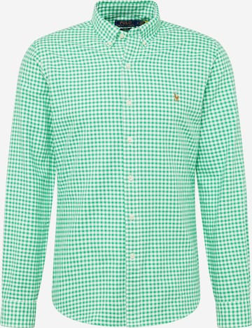 Chemise Polo Ralph Lauren en vert : devant