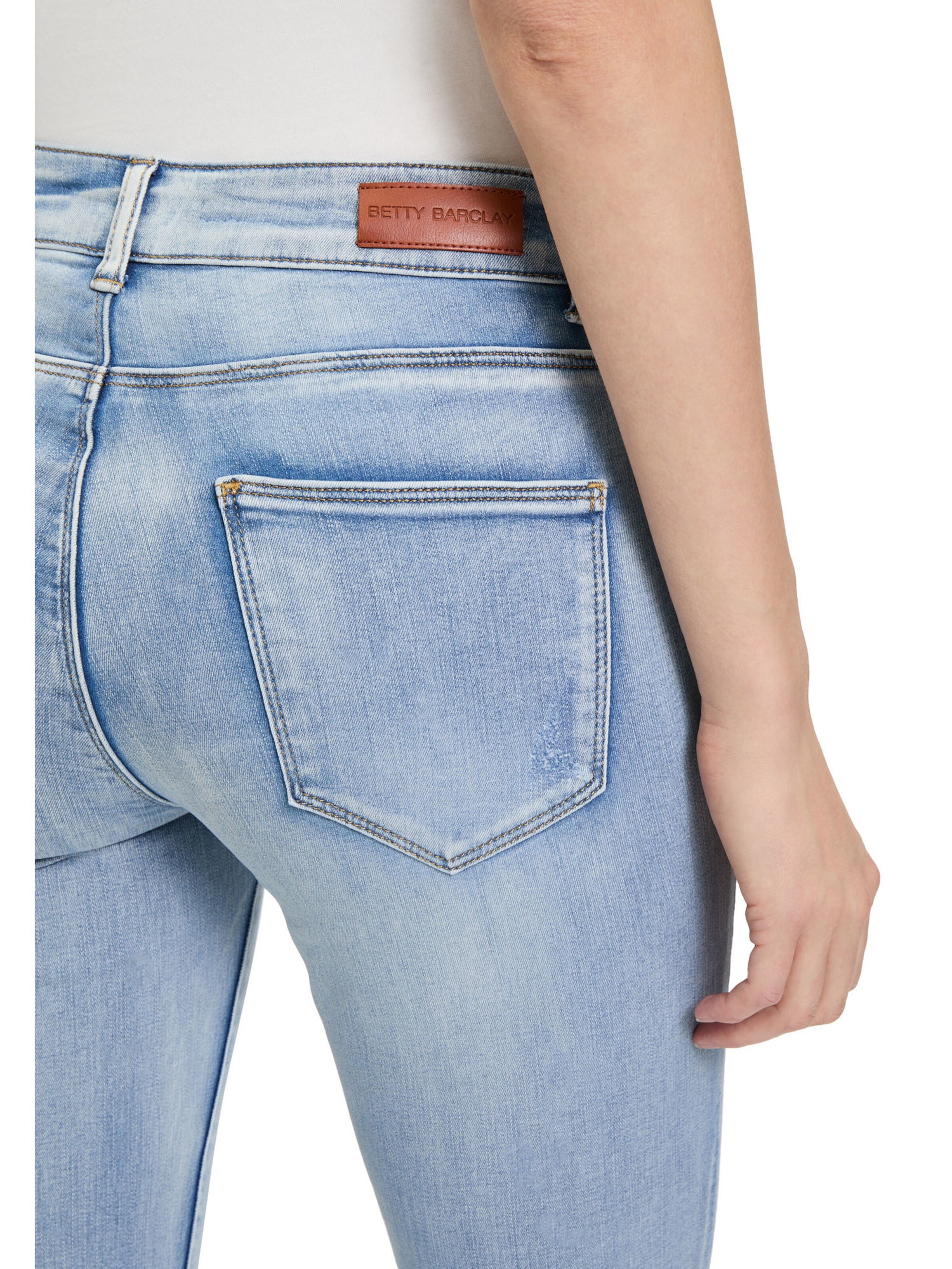 Betty Barclay Slimfit Basic-Jeans mit Waschung in Blau