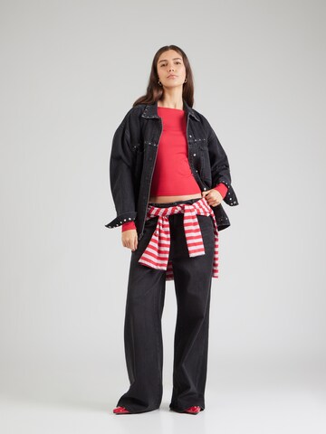 HOLLISTER Tričko - Červená