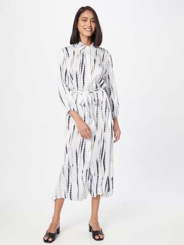 Liebesglück Shirt Dress 'KAYLA' in White: front