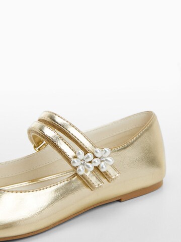 MANGO KIDS Ballerina's 'Aila-A' in Goud