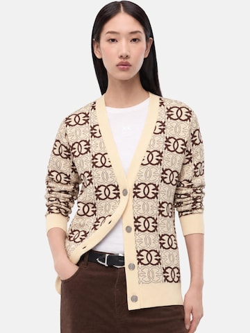Pullover 'PINKO HALF BREED CARDIGAN JACQUARD Maglieria' di PINKO in beige
