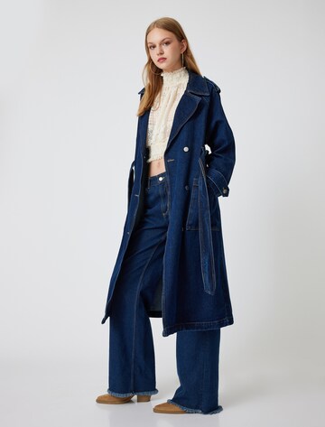 Koton Between-seasons coat in Blue