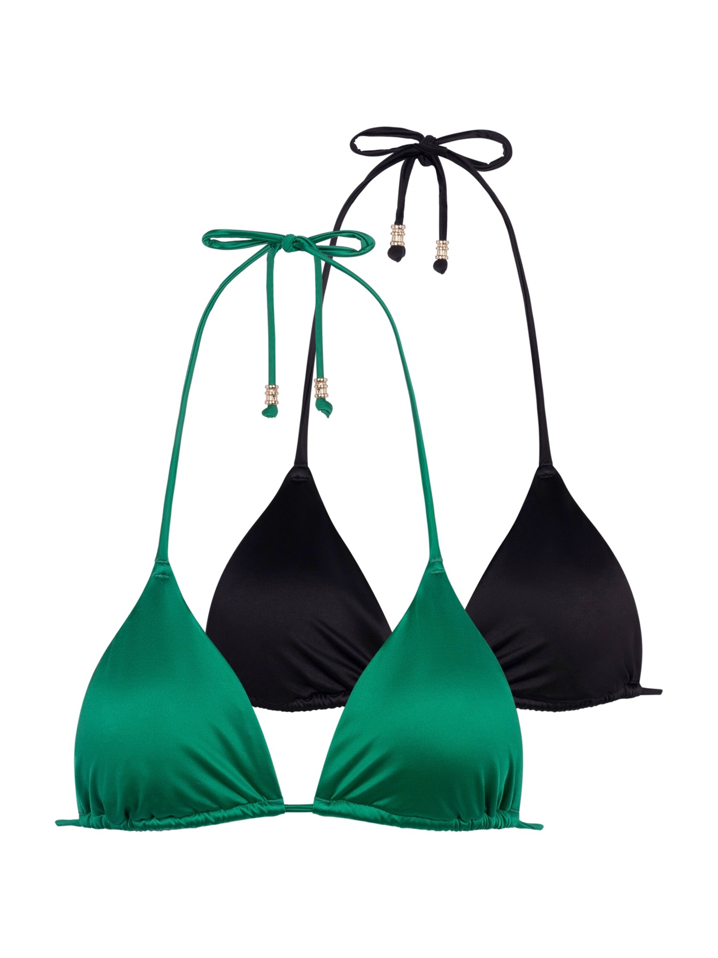 Sutien costum de baie de la Dorina pe verde: față