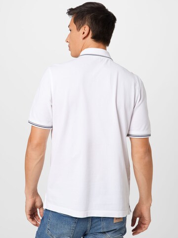 bugatti - Ajuste regular Camiseta en blanco