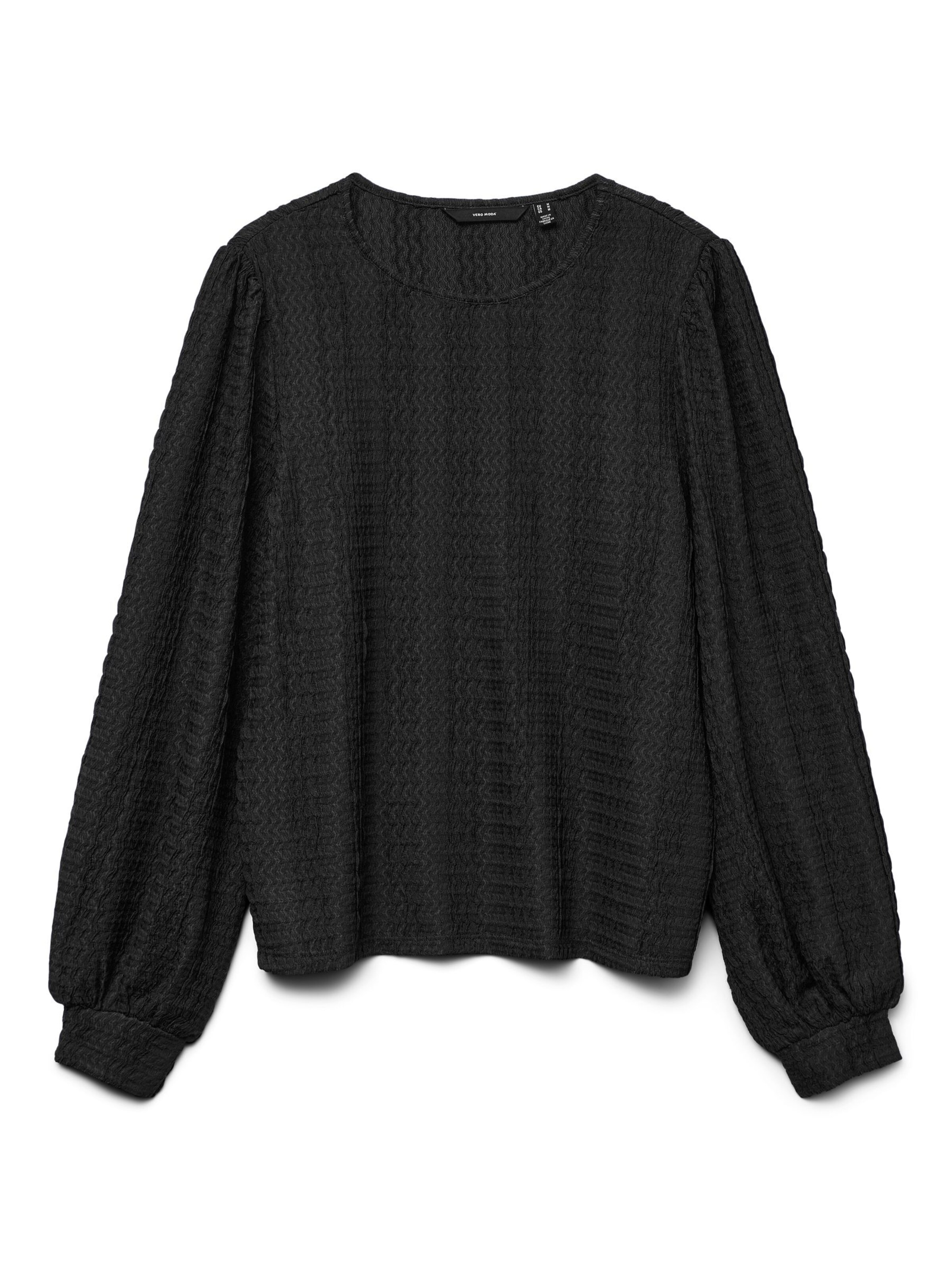 VERO MODA Blouse 'JASMIN' in XS in de kleur Zwart, Productweergave