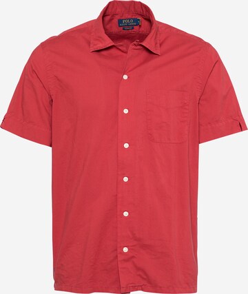 Coupe regular Chemise 'CLADYPKPPHSS' Polo Ralph Lauren en rouge : devant