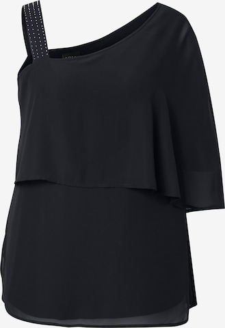 Ulla Popken Blouse in Black: front