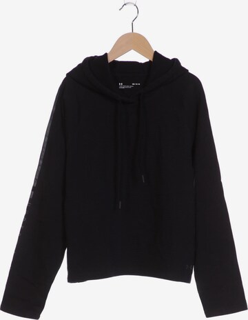 UNDER ARMOUR Sweatshirt & Zip-Up Hoodie in M in Black: front