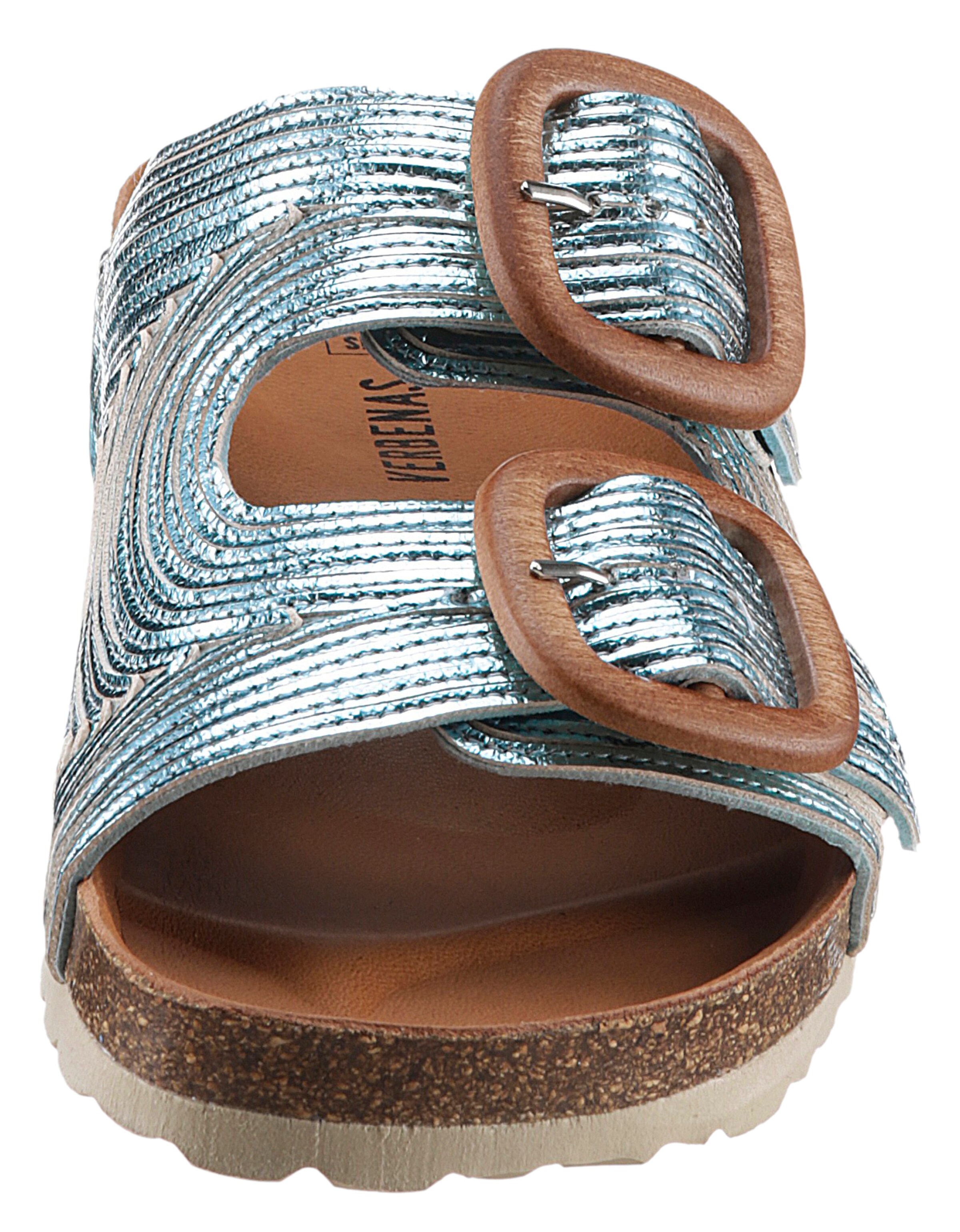 VERBENAS Mules in Blue