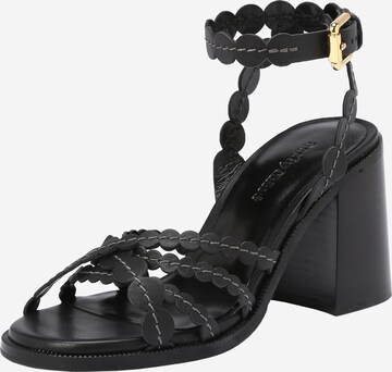 See by Chloé Strap sandal 'KADDY' in Black: front