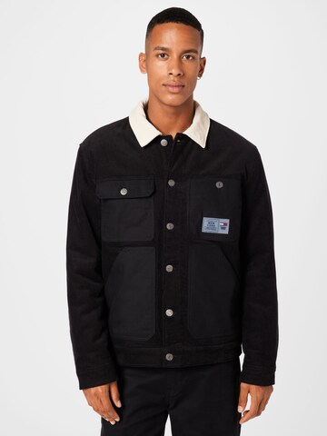 Tommy Jeans Between-Season Jacket in Black: front