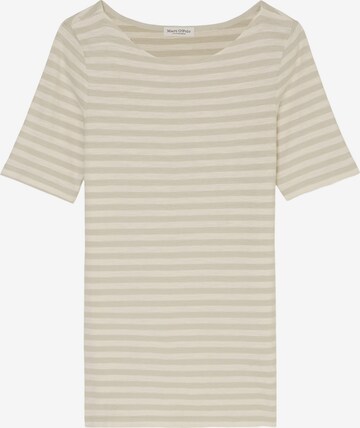 T-shirt Marc O'Polo en beige : devant