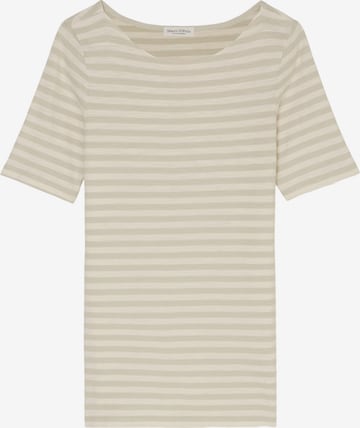 T-shirt Marc O'Polo en beige : devant