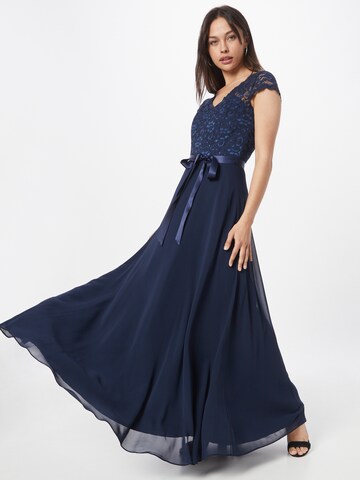 Robe de soirée SWING en bleu