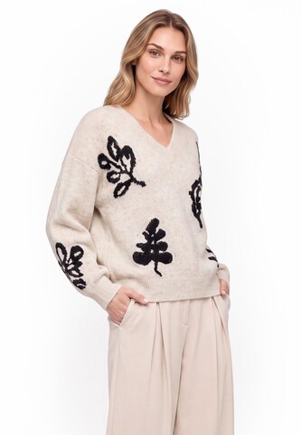 Usha Pullover in Beige: Vorderseite