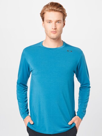 OAKLEY Performance shirt 'Liberation Sparkle' in Blue: front