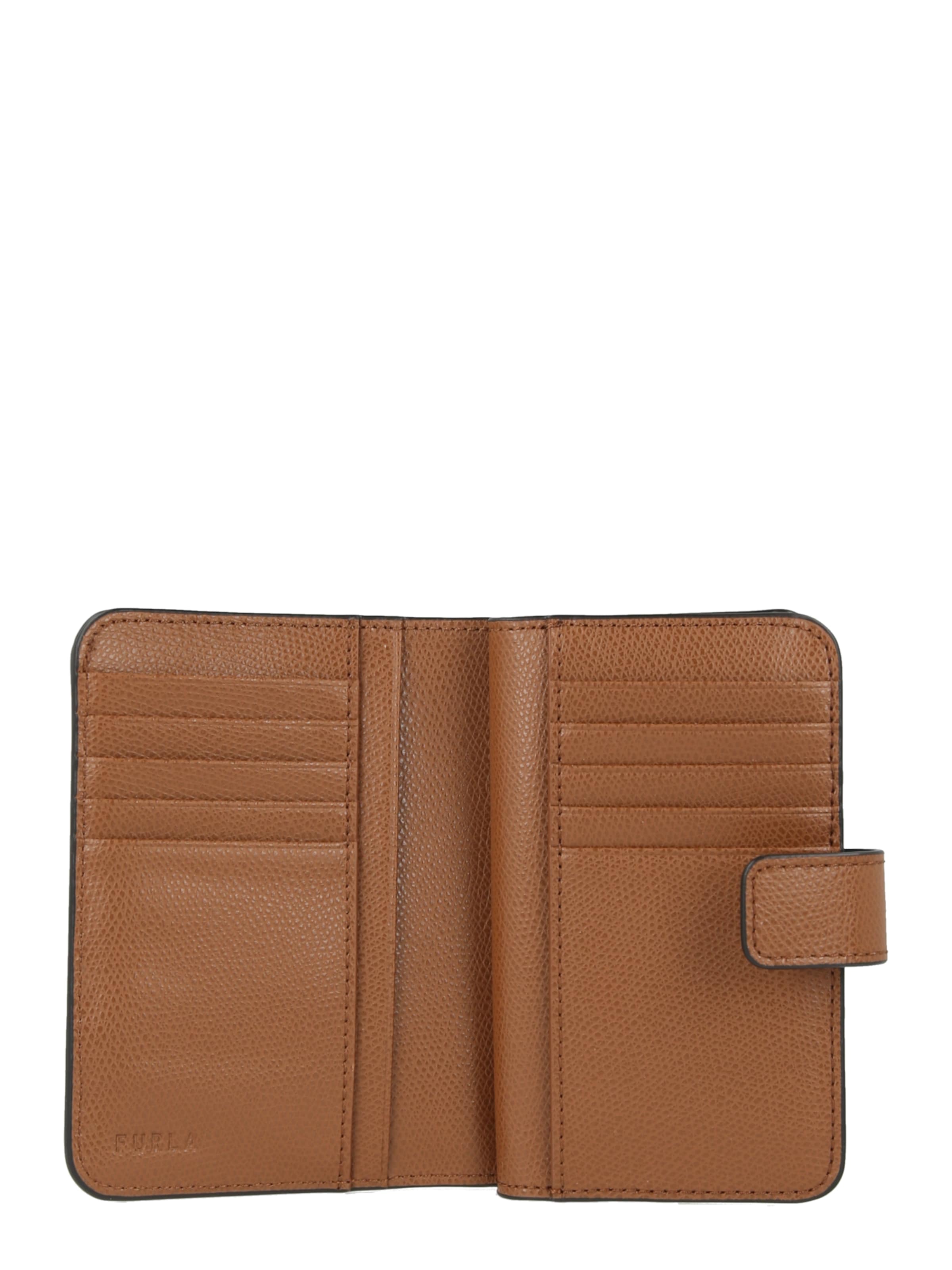 FURLA Портмоне 'FURLA CAMELIA M COMPACT' в кафяво