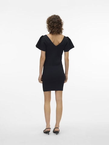 VERO MODA Strickkleid 'GINNY' in Schwarz