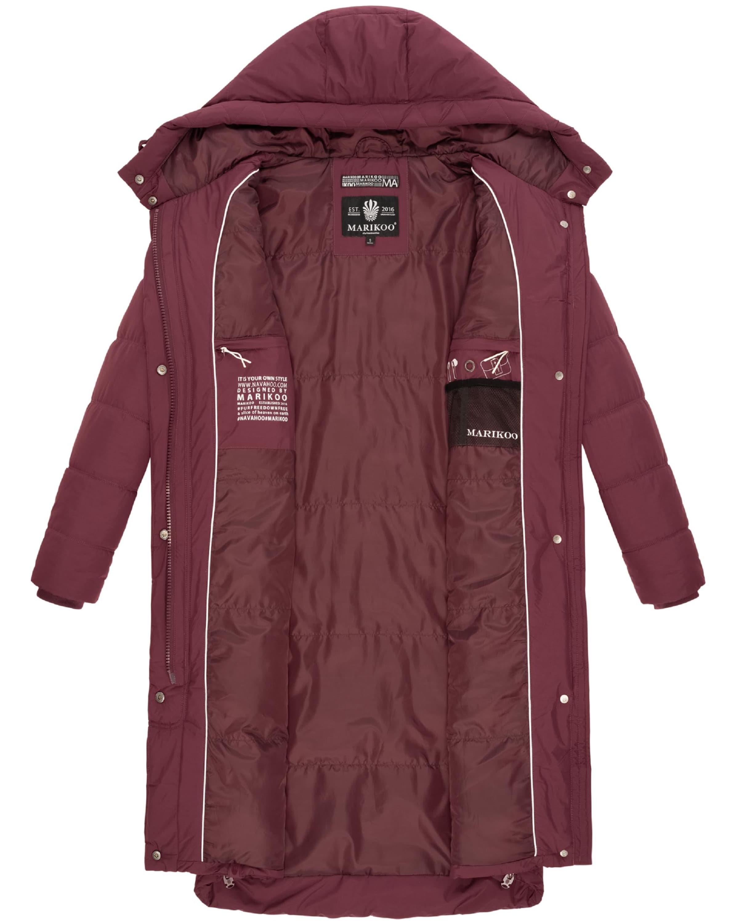 MARIKOO Vinterfrakke 'Soranaa' i rød