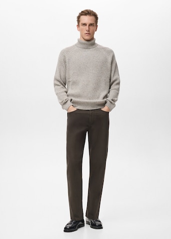 MANGO MAN Regular Jeans 'Juke' in Brown