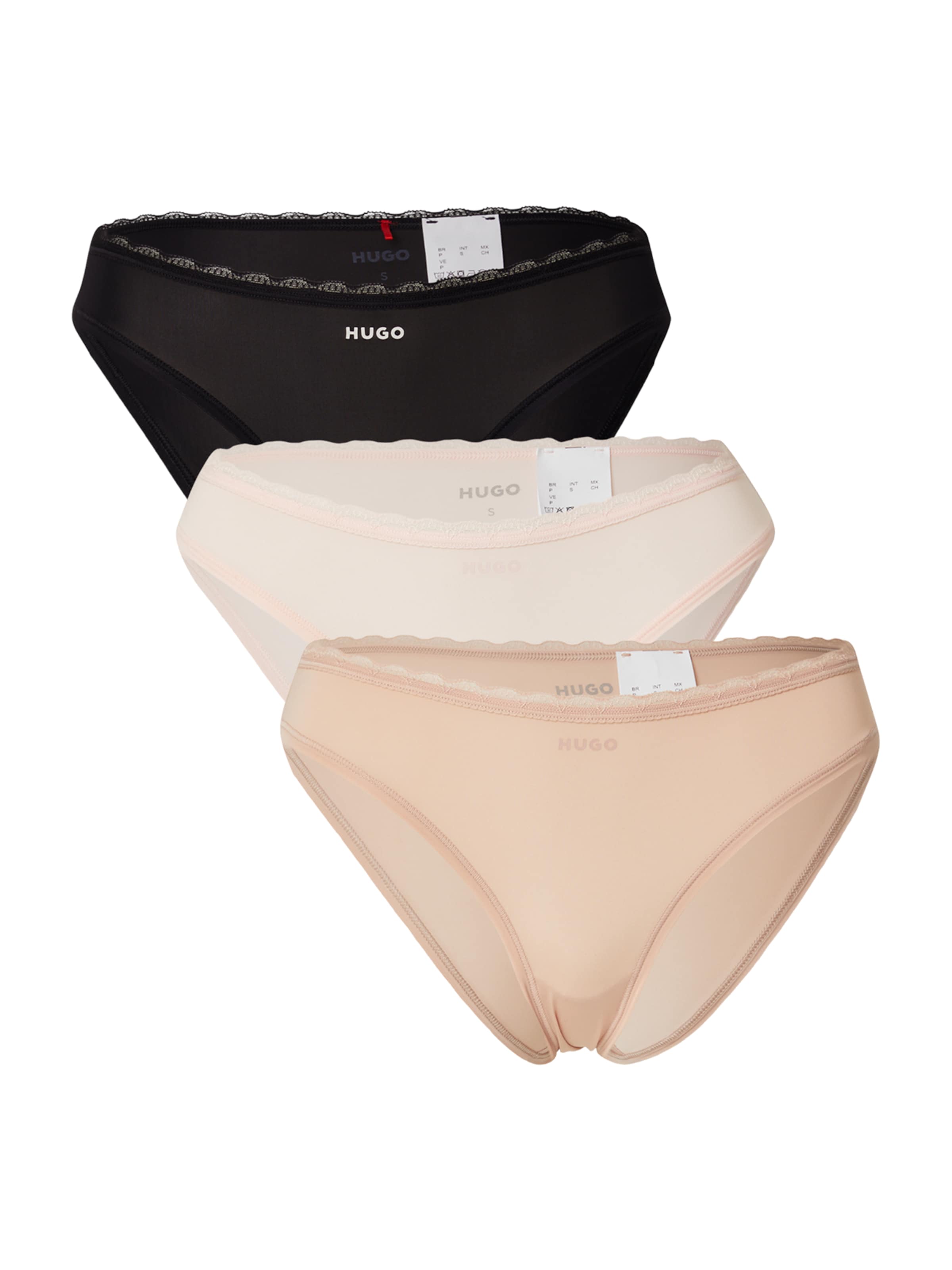 HUGO Slip in XS in Nude / Rose / Black, Item view