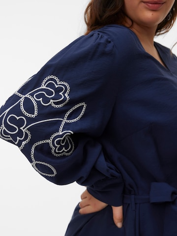 Rochie 'VMCanya' de la Vero Moda Curve pe albastru