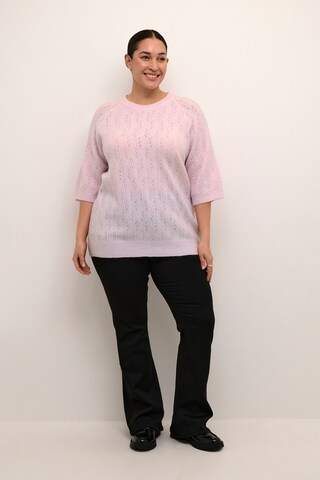 KAFFE CURVE Pullover 'Tenna' in Lila