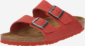 BIRKENSTOCK Pantofle – červená: přední strana