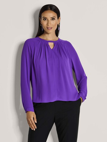 Chemisier MADELEINE en violet : devant