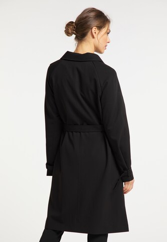 usha BLACK LABEL Between-Seasons Coat in Black