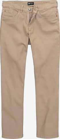 Men Plus Jeans in Beige: voorkant