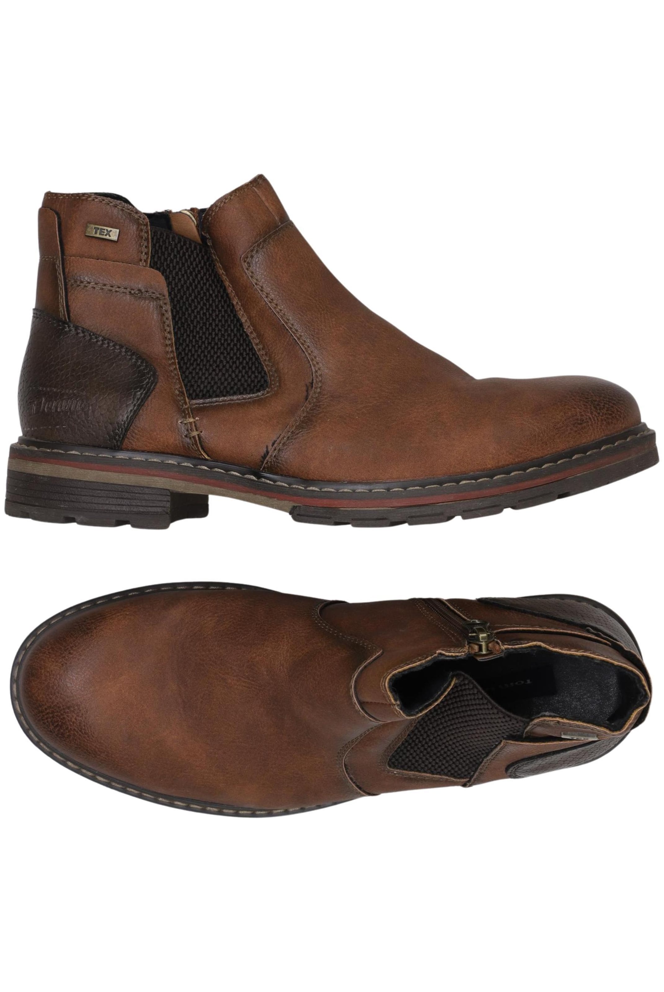 TOM TAILOR DENIM Anke & Mid-Calf Boots in 40 in Brown: front