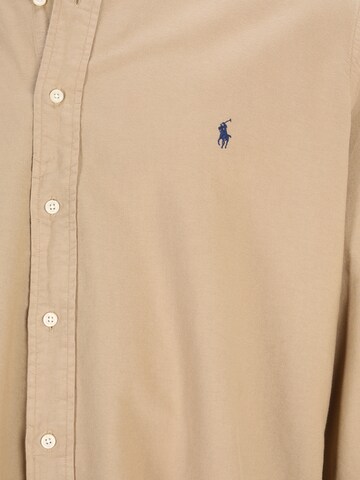 Polo Ralph Lauren Big & Tall Regular fit Button Up Shirt in Brown