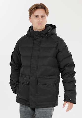 Vertical Between-Season Jacket 'Pamer' in Black: front