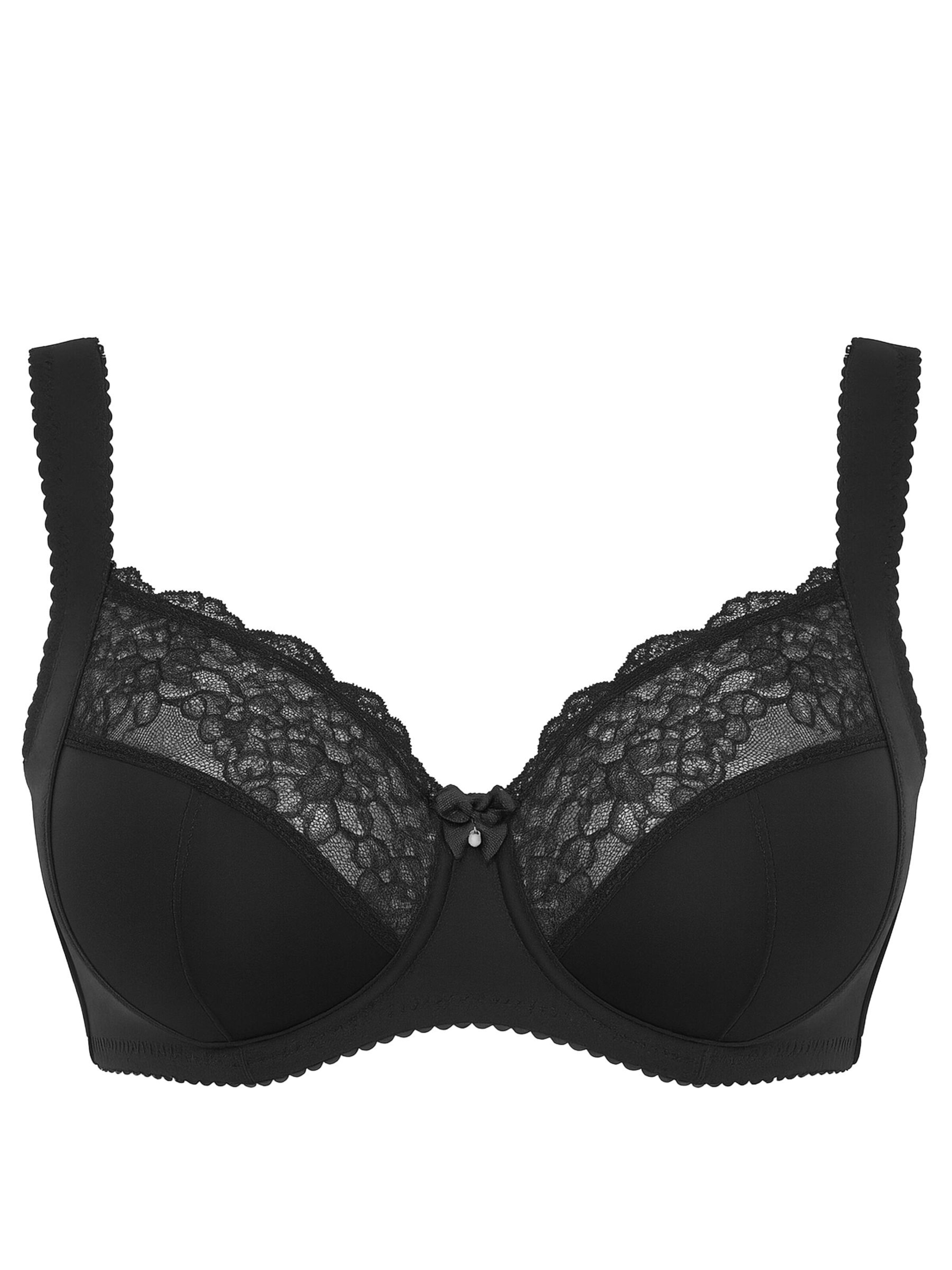 Vivisence T-shirt Bra '1056' in Black: front